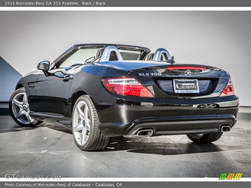 Black / Black 2013 Mercedes-Benz SLK 350 Roadster