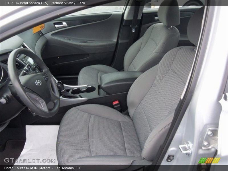 Radiant Silver / Black 2012 Hyundai Sonata GLS