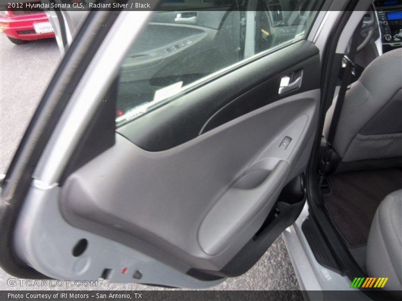 Radiant Silver / Black 2012 Hyundai Sonata GLS
