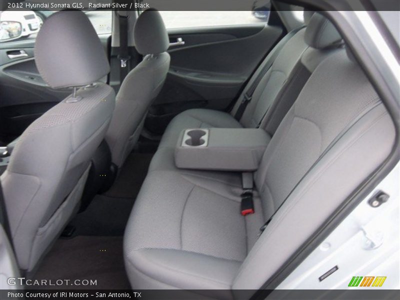 Radiant Silver / Black 2012 Hyundai Sonata GLS