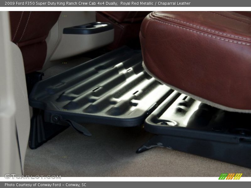 Royal Red Metallic / Chaparral Leather 2009 Ford F350 Super Duty King Ranch Crew Cab 4x4 Dually