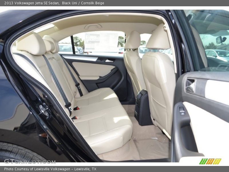 Black Uni / Cornsilk Beige 2013 Volkswagen Jetta SE Sedan
