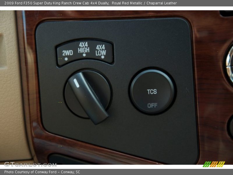Royal Red Metallic / Chaparral Leather 2009 Ford F350 Super Duty King Ranch Crew Cab 4x4 Dually