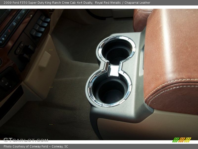 Royal Red Metallic / Chaparral Leather 2009 Ford F350 Super Duty King Ranch Crew Cab 4x4 Dually
