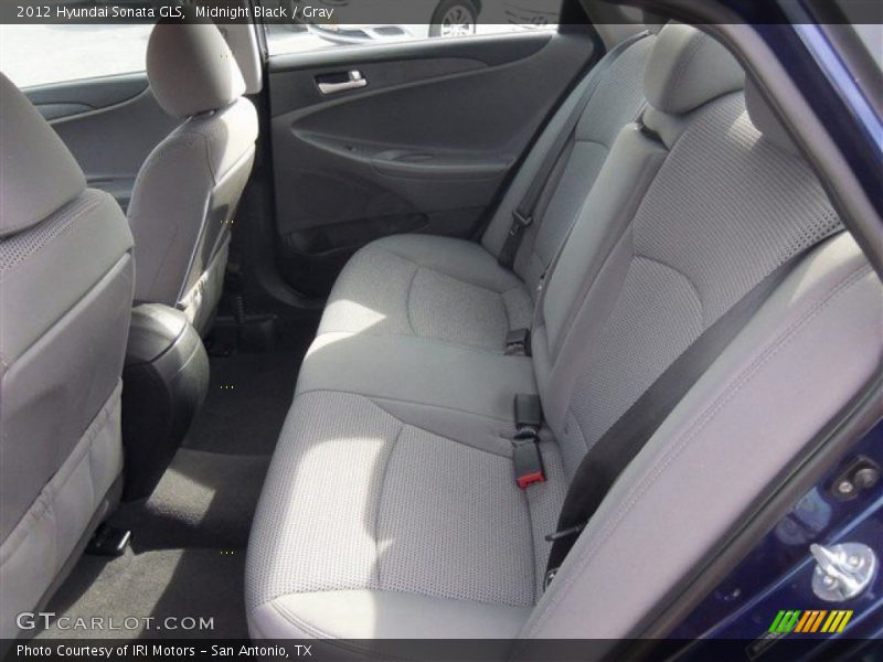 Midnight Black / Gray 2012 Hyundai Sonata GLS