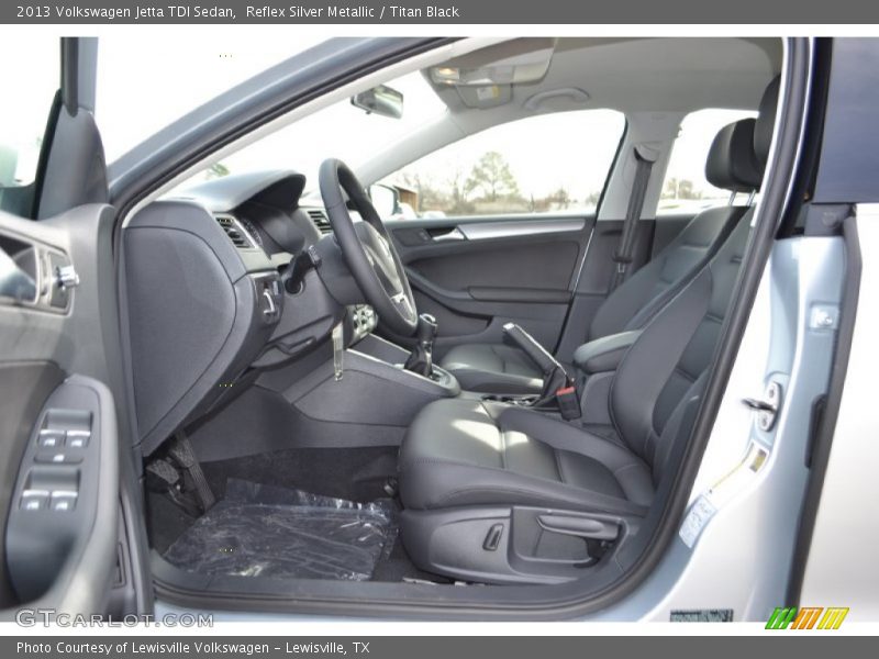 Reflex Silver Metallic / Titan Black 2013 Volkswagen Jetta TDI Sedan