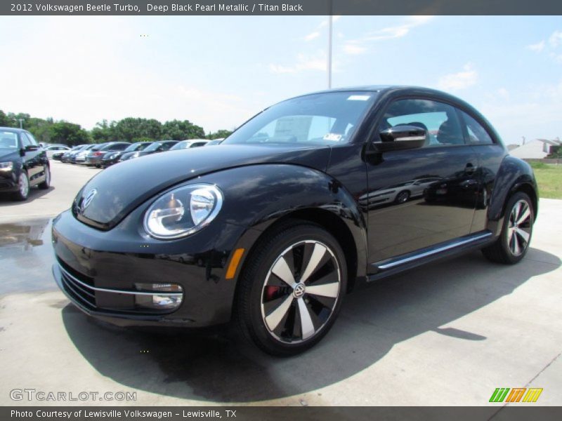 Deep Black Pearl Metallic / Titan Black 2012 Volkswagen Beetle Turbo