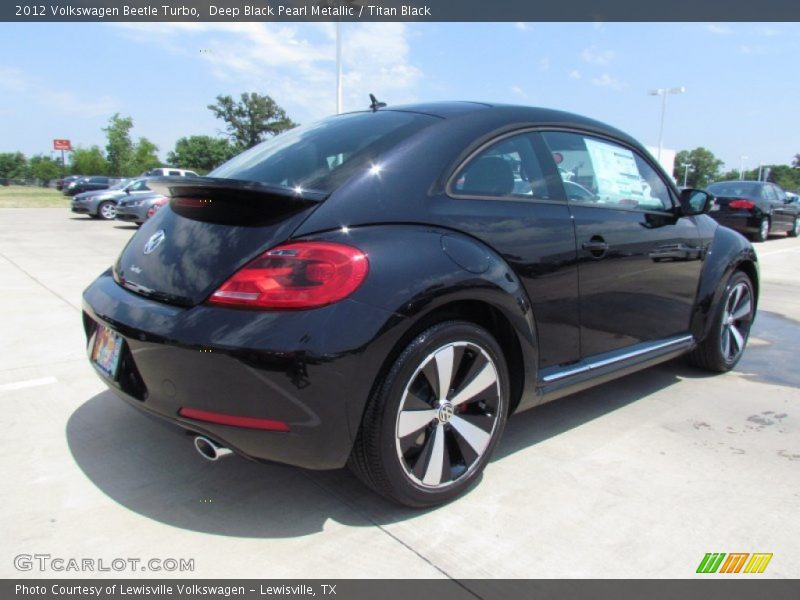 Deep Black Pearl Metallic / Titan Black 2012 Volkswagen Beetle Turbo