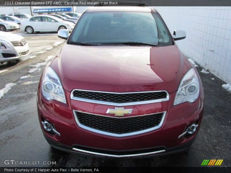 Cardinal Red Metallic / Jet Black 2011 Chevrolet Equinox LTZ AWD