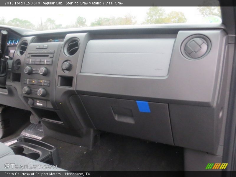 Sterling Gray Metallic / Steel Gray 2013 Ford F150 STX Regular Cab