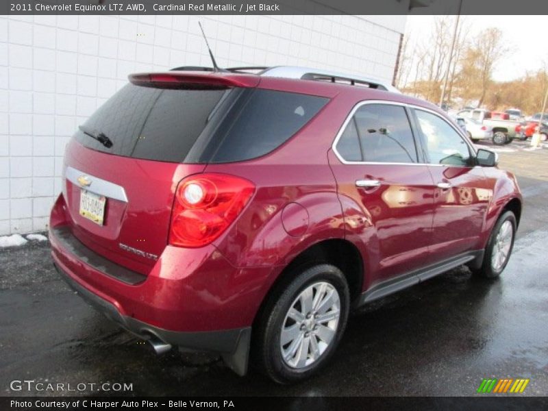 Cardinal Red Metallic / Jet Black 2011 Chevrolet Equinox LTZ AWD