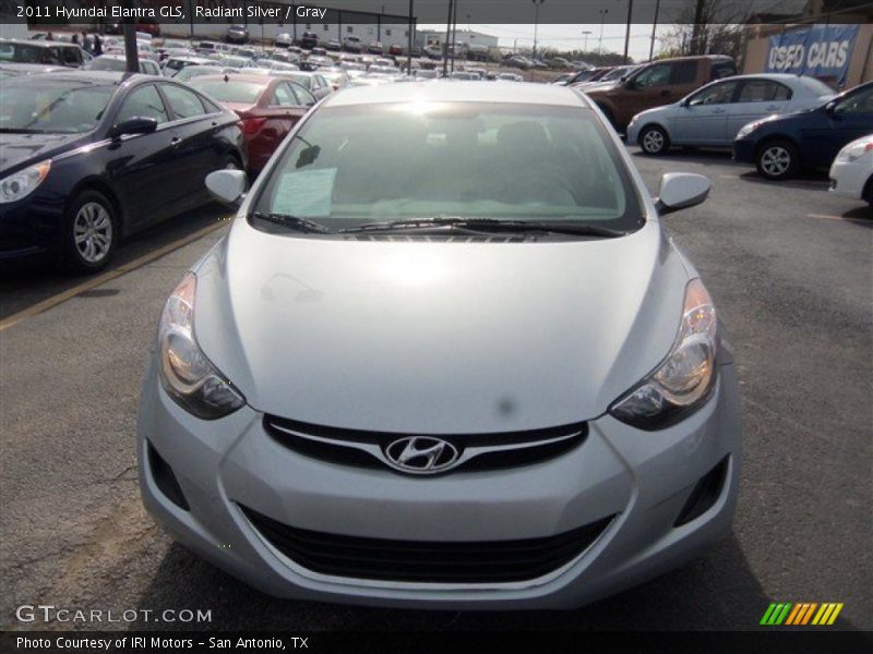 Radiant Silver / Gray 2011 Hyundai Elantra GLS