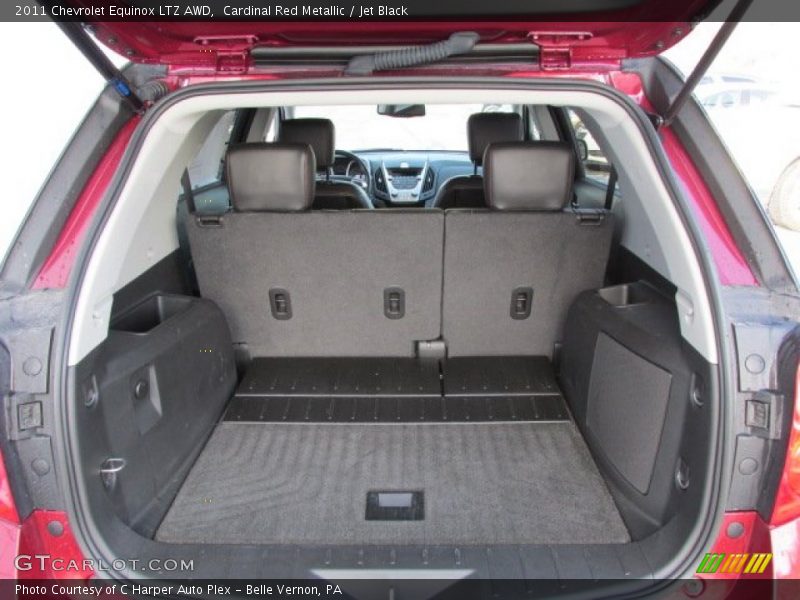 Cardinal Red Metallic / Jet Black 2011 Chevrolet Equinox LTZ AWD