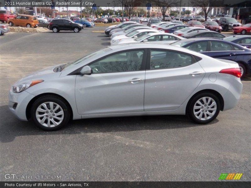 Radiant Silver / Gray 2011 Hyundai Elantra GLS