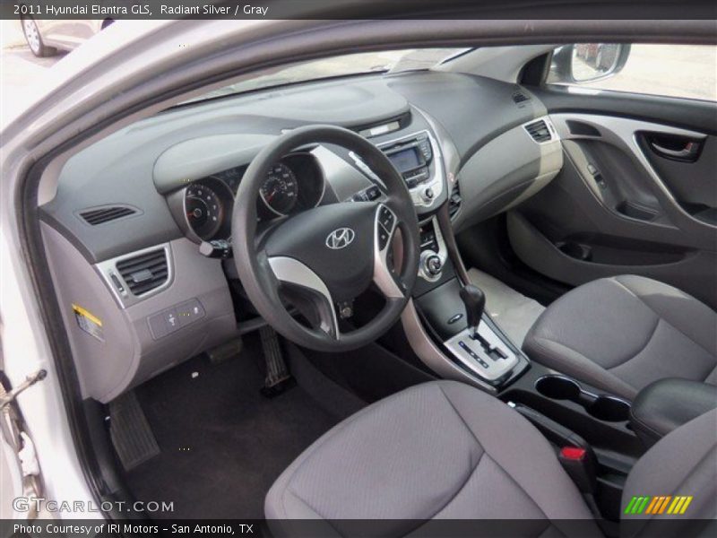 Radiant Silver / Gray 2011 Hyundai Elantra GLS