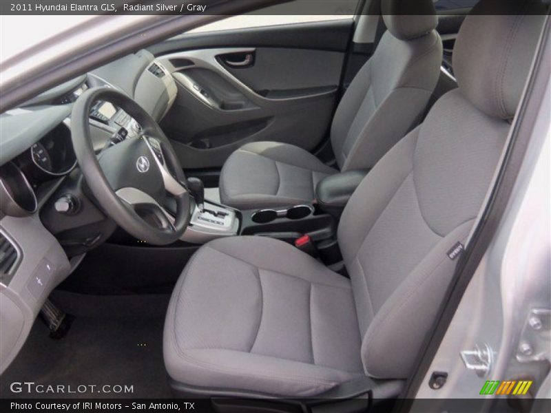 Radiant Silver / Gray 2011 Hyundai Elantra GLS