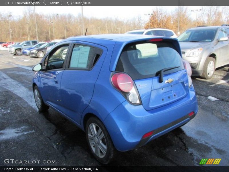 Denim (Blue) / Silver/Blue 2013 Chevrolet Spark LS