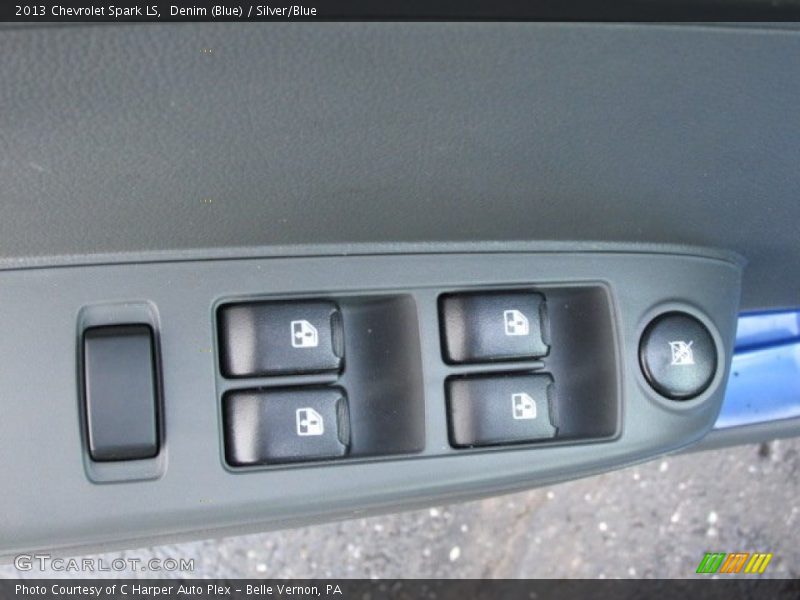 Denim (Blue) / Silver/Blue 2013 Chevrolet Spark LS