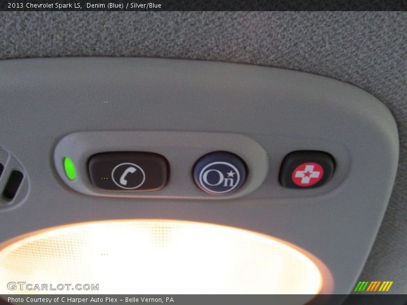 Denim (Blue) / Silver/Blue 2013 Chevrolet Spark LS