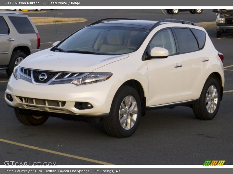 Pearl White / Beige 2012 Nissan Murano SV