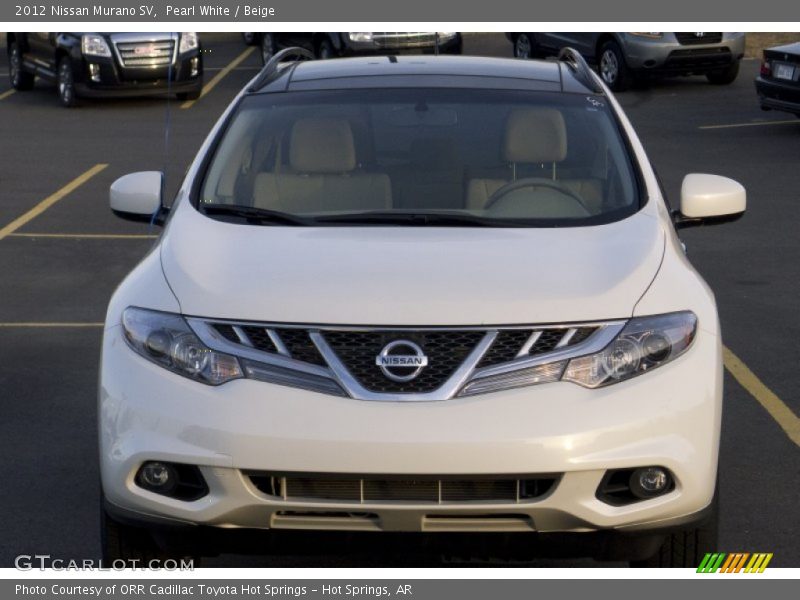 Pearl White / Beige 2012 Nissan Murano SV