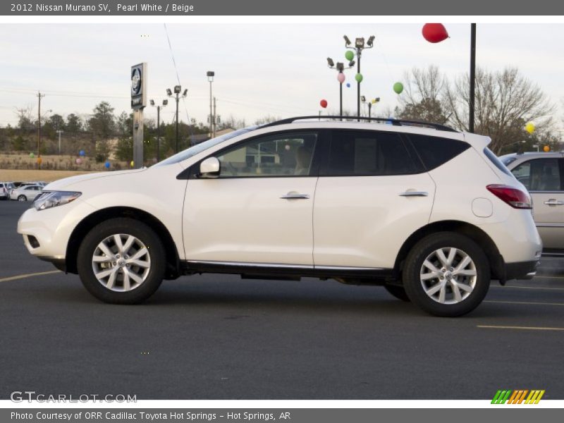 Pearl White / Beige 2012 Nissan Murano SV