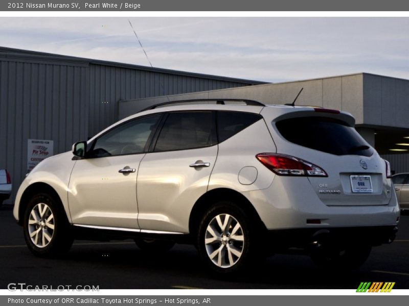 Pearl White / Beige 2012 Nissan Murano SV