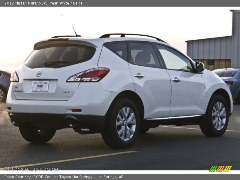 Pearl White / Beige 2012 Nissan Murano SV