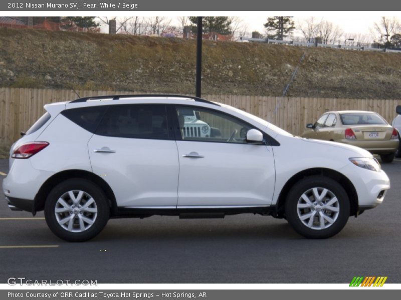 Pearl White / Beige 2012 Nissan Murano SV