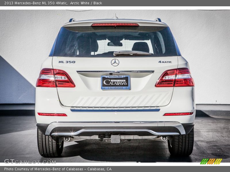 Arctic White / Black 2013 Mercedes-Benz ML 350 4Matic
