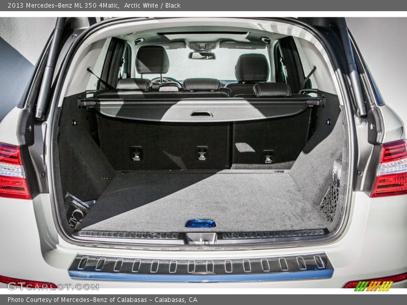 Arctic White / Black 2013 Mercedes-Benz ML 350 4Matic