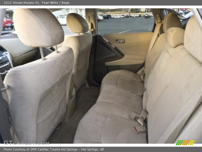 Pearl White / Beige 2012 Nissan Murano SV