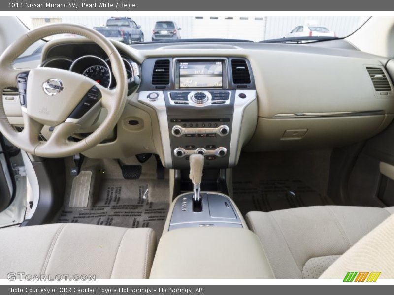 Pearl White / Beige 2012 Nissan Murano SV