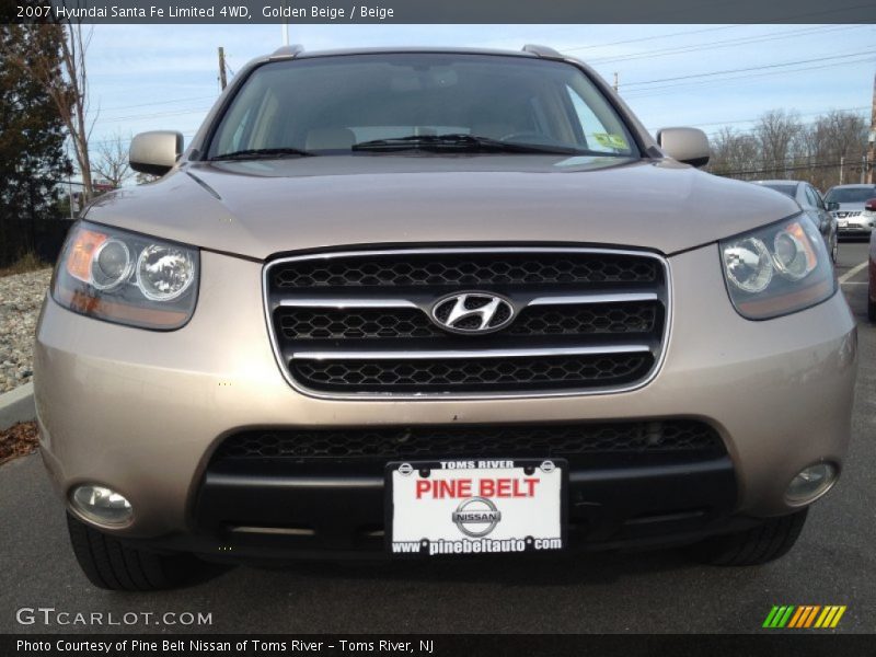 Golden Beige / Beige 2007 Hyundai Santa Fe Limited 4WD
