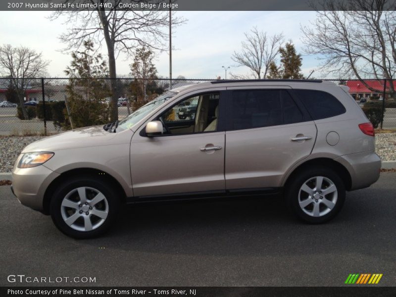 Golden Beige / Beige 2007 Hyundai Santa Fe Limited 4WD