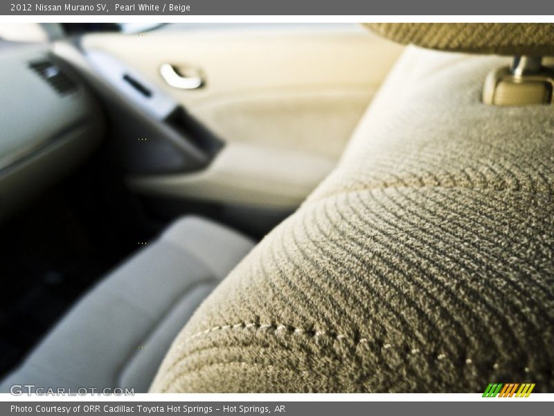 Pearl White / Beige 2012 Nissan Murano SV