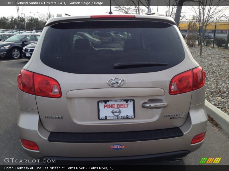 Golden Beige / Beige 2007 Hyundai Santa Fe Limited 4WD