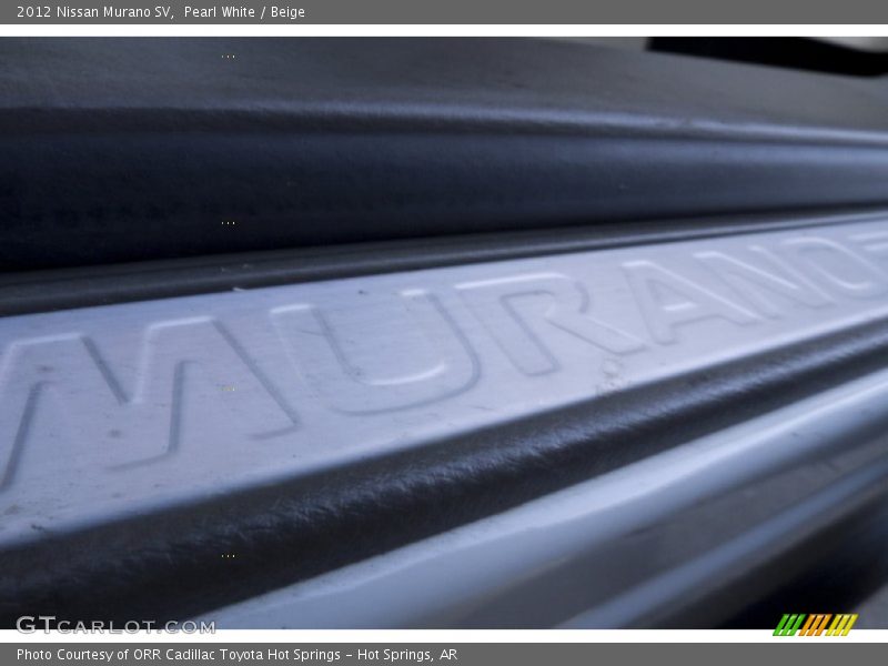 Pearl White / Beige 2012 Nissan Murano SV
