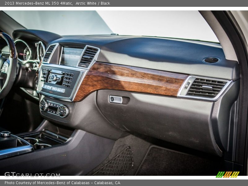 Arctic White / Black 2013 Mercedes-Benz ML 350 4Matic