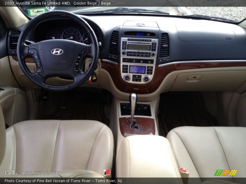 Golden Beige / Beige 2007 Hyundai Santa Fe Limited 4WD