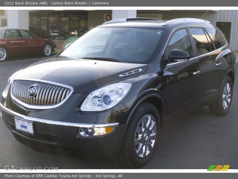 Carbon Black Metallic / Cashmere 2012 Buick Enclave AWD