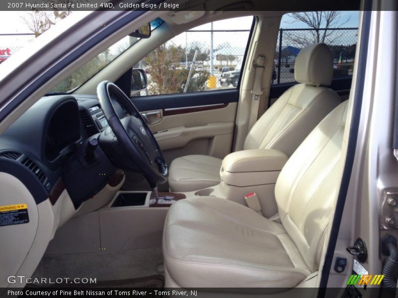 Golden Beige / Beige 2007 Hyundai Santa Fe Limited 4WD
