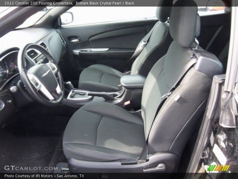 Front Seat of 2011 200 Touring Convertible