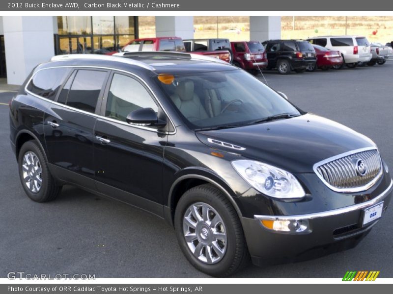 Carbon Black Metallic / Cashmere 2012 Buick Enclave AWD