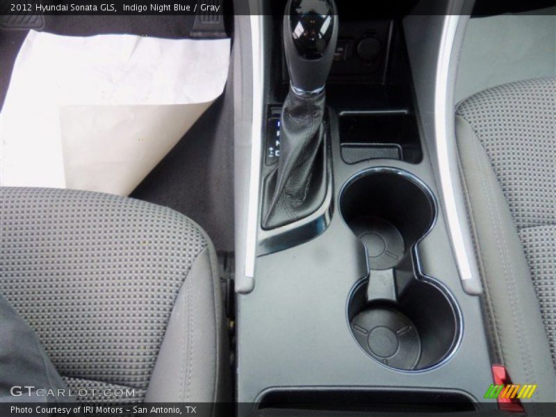 Indigo Night Blue / Gray 2012 Hyundai Sonata GLS