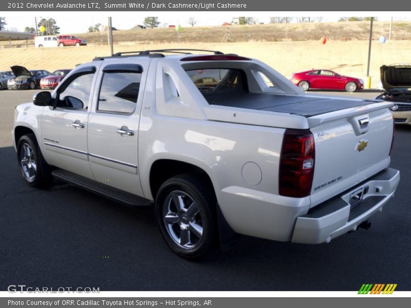 Summit White / Dark Cashmere/Light Cashmere 2012 Chevrolet Avalanche LTZ