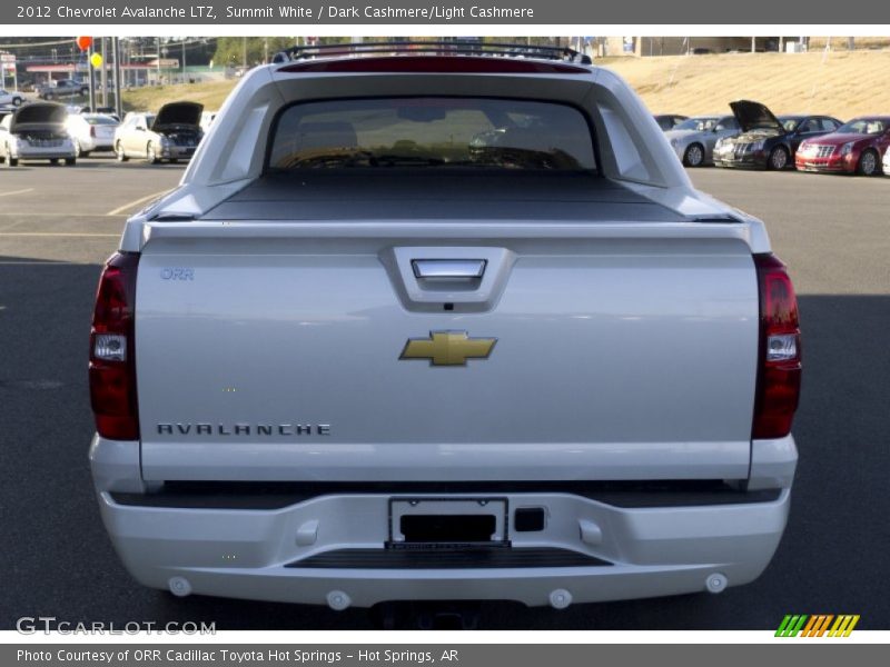 Summit White / Dark Cashmere/Light Cashmere 2012 Chevrolet Avalanche LTZ