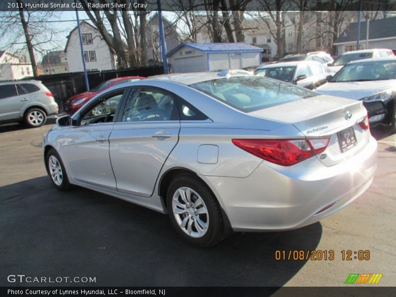 Radiant Silver / Gray 2011 Hyundai Sonata GLS