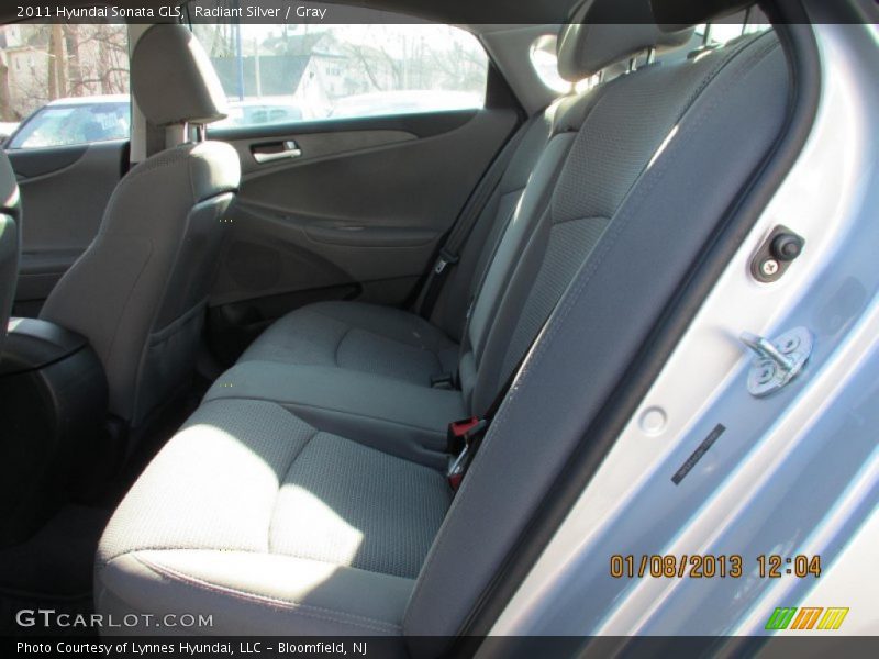 Radiant Silver / Gray 2011 Hyundai Sonata GLS
