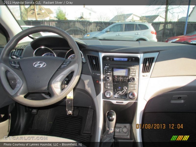 Radiant Silver / Gray 2011 Hyundai Sonata GLS